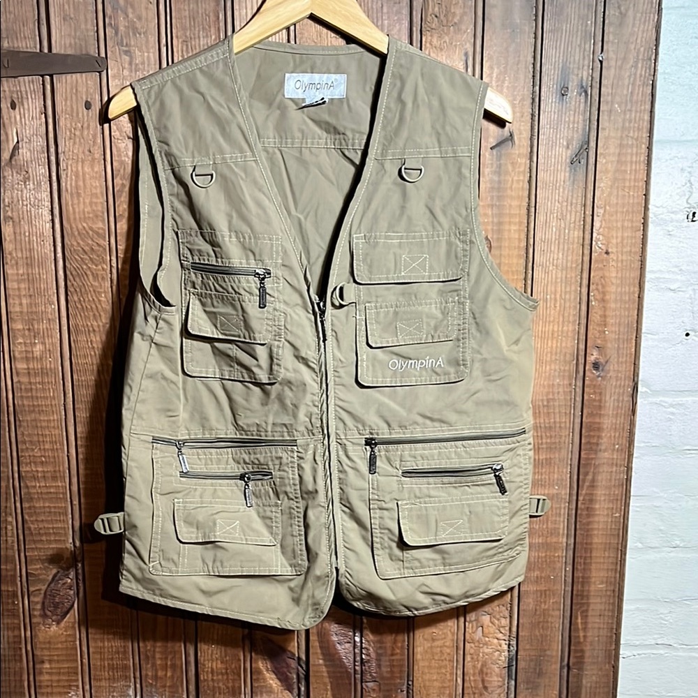 OlympinA  Khaki Utility Vest